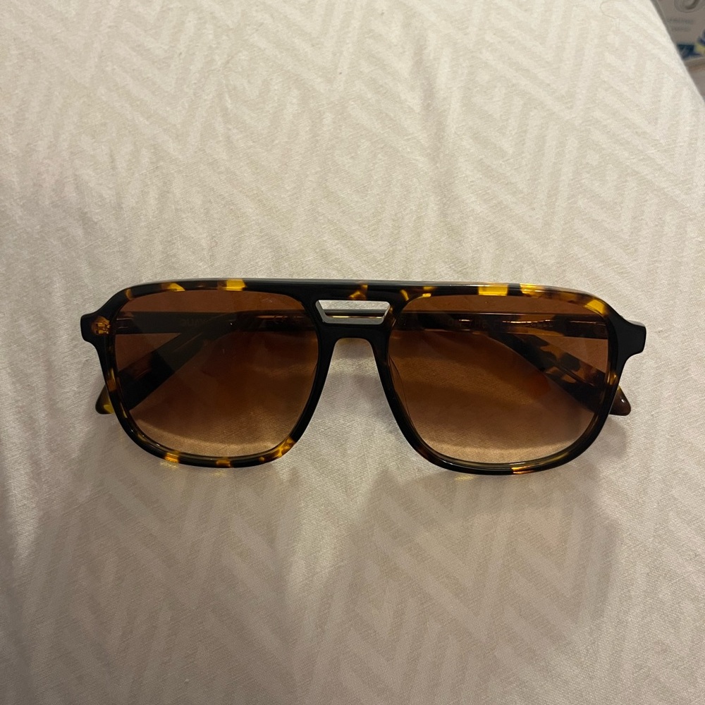 Tortoise Shell Aviator Sunglasses - image 1